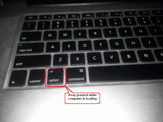 where is mac option key on windows keyboard